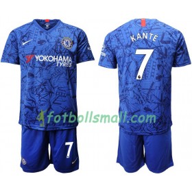Chelsea Fotbollströjor Kante 7 Barn Hemma tröja 2019/20 Kortärmad